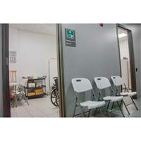 Folding Chairs, Polyethylene, White, 350 lbs. Weight Capacity ON602 | Johnston Equipment