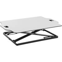 Goya™ Sit-Stand Workstation, Desktop Unit, 20" H x 31" W x 21-1/2" D, White OQ764 | Johnston Equipment