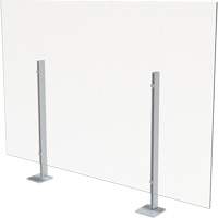 Surface Mount Sneeze Guard, 36" W x 36" H OR022 | Johnston Equipment