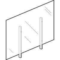 Sneeze Guard, 36" W x 36" H OR026 | Johnston Equipment