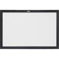 Black MDF Frame Whiteboard, Dry-Erase/Magnetic, 36" W x 24" H OR131 | Johnston Equipment