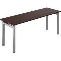 Newland Table Desk, 29-7/10" L x 72" W x 29-3/5" H, Dark Brown OR443 | Johnston Equipment