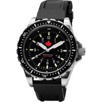 Red Maple Jumbo Diver's Quartz Watch, Digital, Battery Operated, 46 mm, Black OR480 | Johnston Equipment