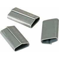 Steel Seals - Push Style (Overlap), Closed, Fits Strap Width: 5/8" PA538 | Johnston Equipment