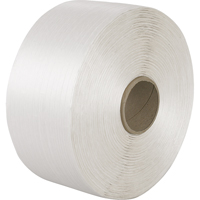 Bonded Cord Strapping, Polyester Cord, 1/4" W x 7800' L, Manual Grade PB017 | Johnston Equipment
