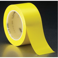 471 Vinyl Tape, 50.8 mm (2") W x 32.9 m (108') L, 5.3 mils, Yellow PB658 | Johnston Equipment