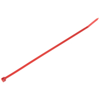 Intermediate Cable Ties, 8" Long, 40 lbs. Tensile Strength, Red XI976 | Johnston Equipment