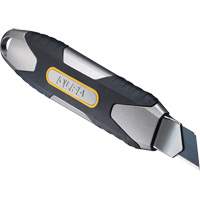 Knife with Auto-Lock, 18 mm, Carbon Steel, Heavy-Duty, Aluminum Handle PG170 | Johnston Equipment
