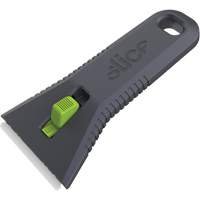 Slice™ Auto-Retractable Utility Scraper, Ceramic Blade, 65 mm Wide, Nylon Handle PG261 | Johnston Equipment