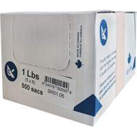 SR Series Food Packaging Bulk Pound Bags, Open Top, 8" x 5", 0.85 mil PG318 | Johnston Equipment