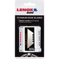 Lenox Gold<sup>®</sup> Utility Knife Blades, Single Style PG338 | Johnston Equipment
