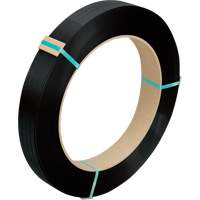Strapping, Polyester, 5/8" W x 1800' L, Black, Manual Grade PG557 | Johnston Equipment