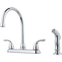 Pfirst Series Kitchen Faucet with Side Sprayer PUL995 | Johnston Equipment