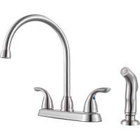 Pfirst Series Kitchen Faucet with Side Sprayer PUL996 | Johnston Equipment