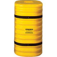 Column Protector, 10" x 10"/10" x 10 " Inside Opening, 24" L x 24" W x 42" H, Yellow RN037 | Johnston Equipment
