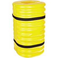 Column Protector, 8" x 8" Inside Opening, 24" L x 24" W x 42" H, Yellow RN039 | Johnston Equipment