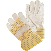 Abrasion-Resistant Fitter's Gloves, X-Large, Grain Cowhide Palm SEB101 | Johnston Equipment