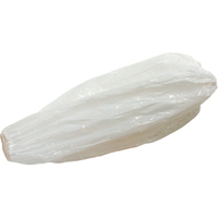 Disposable Sleeves, 18" long, Polyethylene, White SGZ815 | Johnston Equipment