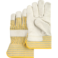 Standard-Duty Dry-Palm Fitters Gloves, X-Large, Grain Cowhide Palm, Cotton Inner Lining SAP232 | Johnston Equipment