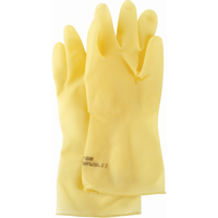 Featherweight Plus Gloves, Size X-Large/10, 13" L, Rubber Latex, 17-mil SAJ552 | Johnston Equipment