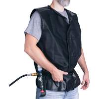 Vortex Cooling Vest with Plastic Cooler, Large, Black SAK321 | Johnston Equipment