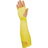 Sleeves, Kevlar<sup>®</sup>, 10", ANSI/ISEA 105 Level 3, Yellow SAL738 | Johnston Equipment