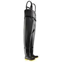 Chest Waders, 6, Steel Toe, Puncture Resistant Sole SAO732 | Johnston Equipment