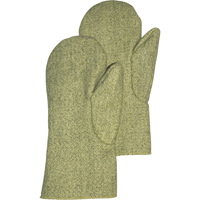 Carbo-King™ Heat Protective Mitts, Aramid, Large, Protects Up To 2100° F (1149° C) SGQ112 | Johnston Equipment