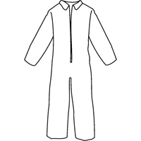 Pyrolon<sup>®</sup> Plus 2 Disposable FR Coveralls, Small, Blue, FR Treated Fabric SN339 | Johnston Equipment