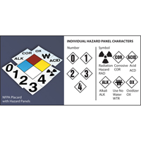NFPA Safety Placard: 4" Diamond SAX289 | Johnston Equipment