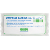 Compress (Pressure) Bandages - Sterile, 4-1/4" L x 3-1/2" W SAY368 | Johnston Equipment