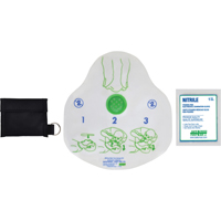 CPR Faceshield Kits, Single Use Face Shield, Class 2 SAY566 | Johnston Equipment