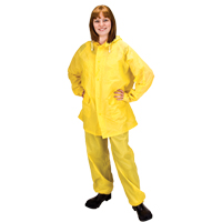 RZ300 Rain Suit, PVC, Small, Yellow SEH092 | Johnston Equipment