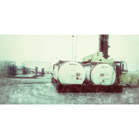 Single ISO Tank Berm, 3590 gal. Spill Capacity, 10' L x 24' W x 24" H SDM245 | Johnston Equipment