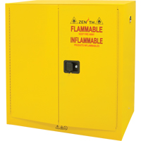 Flammable Storage Cabinet, 30 gal., 2 Door, 43" W x 44" H x 18" D SDN646 | Johnston Equipment