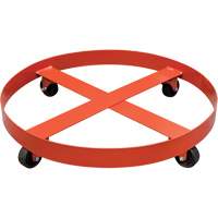 Poly-Collector™ Drum Dolly, 27.5" dia. x 5.5" H SE153 | Johnston Equipment