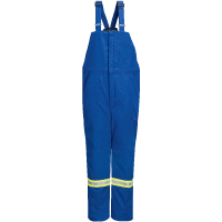 Deluxe Flame-Resistant Insulated Bib Overalls with Reflective Trim, Men's, 3X-Large, Navy Blue SED229 | Johnston Equipment