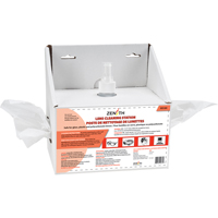 Disposable Lens Cleaning Station, Cardboard, 8" L x 4" D x 8" H SEE380 | Johnston Equipment