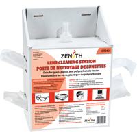 Disposable Lens Cleaning Station, Cardboard, 8" L x 5" D x 12-1/2" H SEE382 | Johnston Equipment