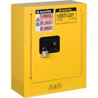Sure-Grip<sup>®</sup> EX Mini Flammable Safety Cabinet, 2 Gal., 1 Door, 17" W x 22" H x 8" D SEG862 | Johnston Equipment