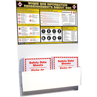 GHS Information Stations, English & French, Binders Included SEJ589 | Johnston Equipment