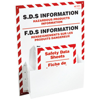 Safety Data Sheet Information Stations, English & French, Binders Included SEJ592 | Johnston Equipment