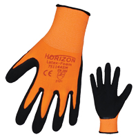 Horizon™ Work Gloves, 8/Medium, Rubber Latex Coating, 13 Gauge, Polyester Shell SEK338 | Johnston Equipment