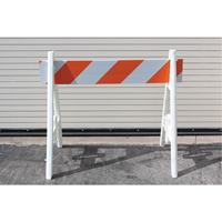 Barricades, A-Frame, 28.6" L x 40" H, Orange/White SEK532 | Johnston Equipment