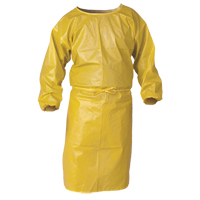 KleenGuard™ A70 Chemical Spray Protection Smock, Polypropylene, Yellow, 34" W x 44" L SFW209 | Johnston Equipment