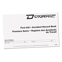 Dynamic™ Accident Record Book SGB068 | Johnston Equipment