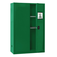 Pesticide Storage Cabinet, 45 gal., 65" H x 43" W x 18" D SGD361 | Johnston Equipment