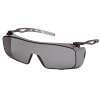 Cappture OTG Safety Glasses, Grey/Smoke Lens, Anti-Fog Coating, ANSI Z87+/CSA Z94.3 SGI173 | Johnston Equipment