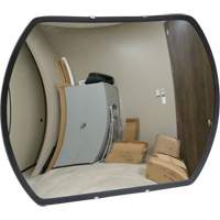 Roundtangular Convex Mirror with Bracket, 20" H x 30" W, Indoor/Outdoor SGI563 | Johnston Equipment