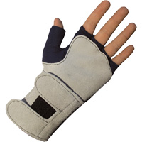 Anti-Impact Glove with Wrist Support, Cotton, Left Hand, X-Small SGI598 | Johnston Equipment